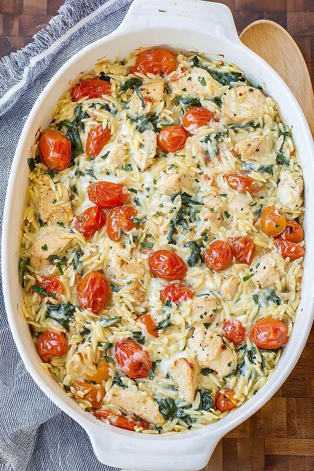 Chicken Orzo Bake
