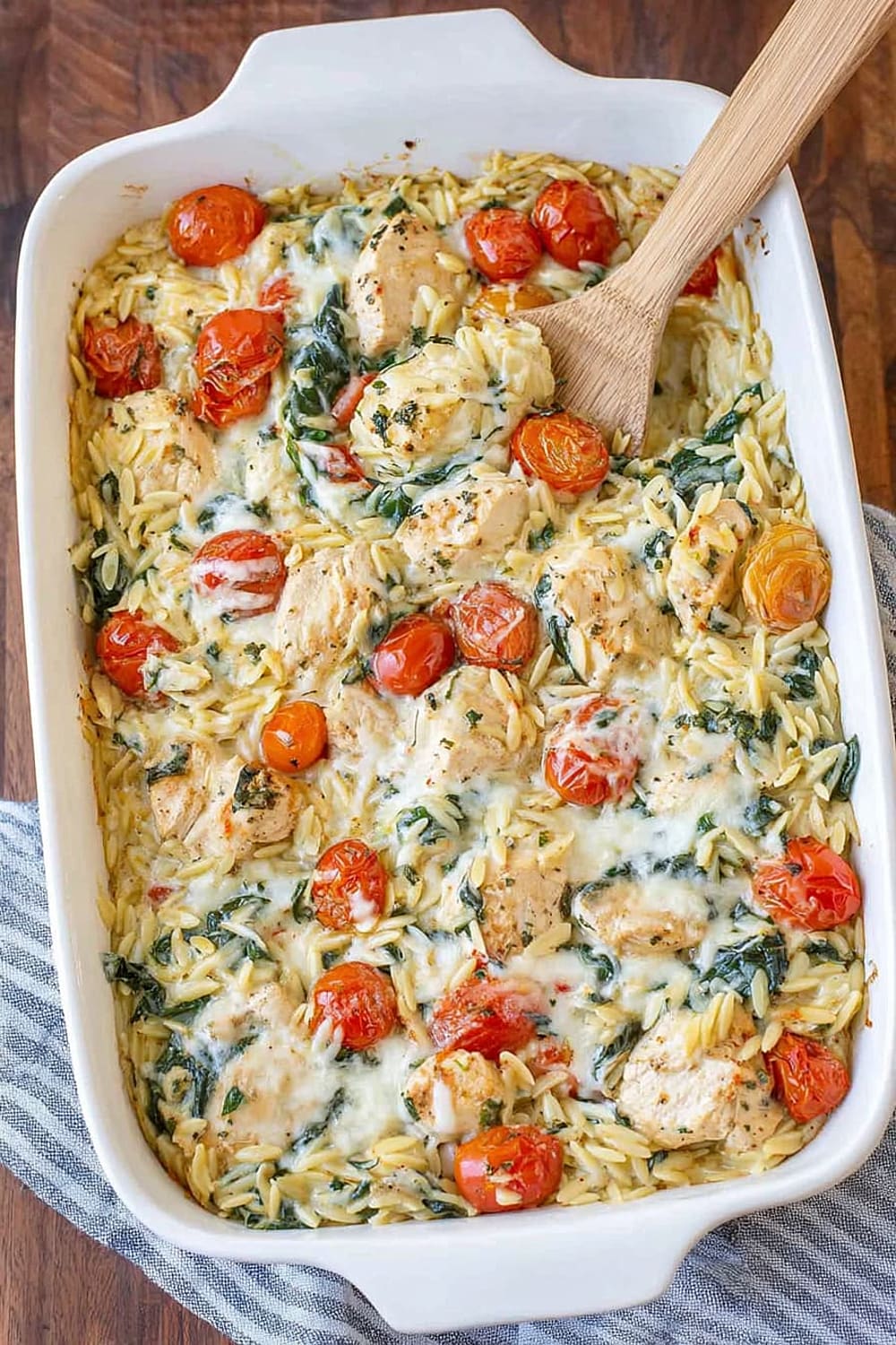 Chicken Orzo Bake