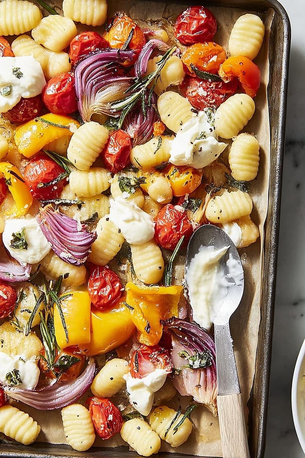 Crispy Sheet Pan Gnocchi and Veggies