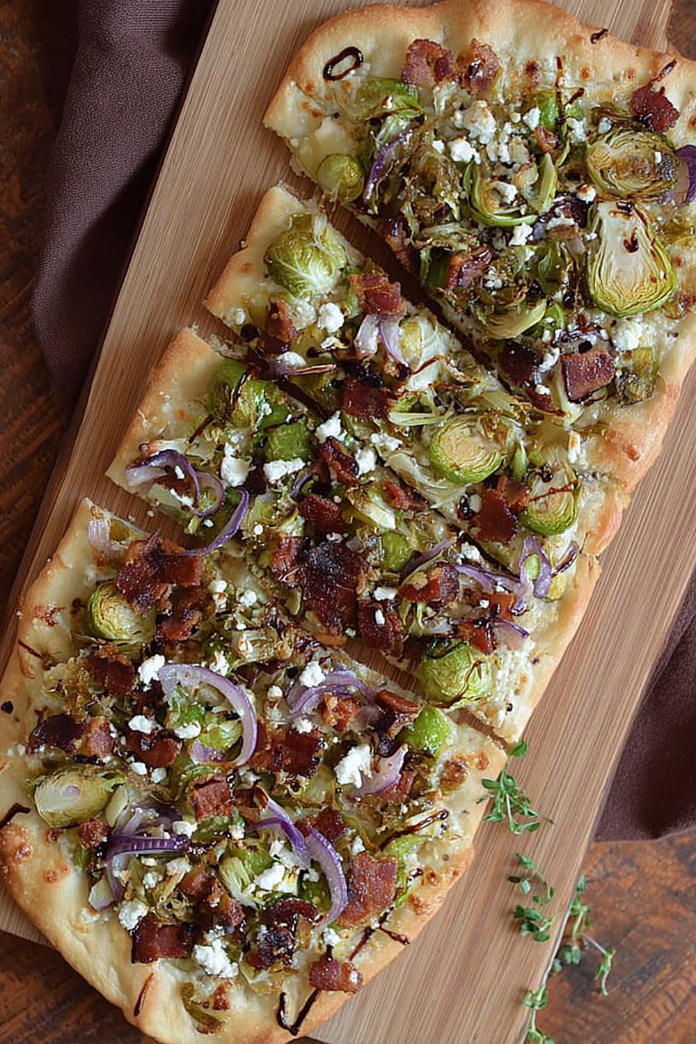 Brussels Sprouts and Bacon Flatbread