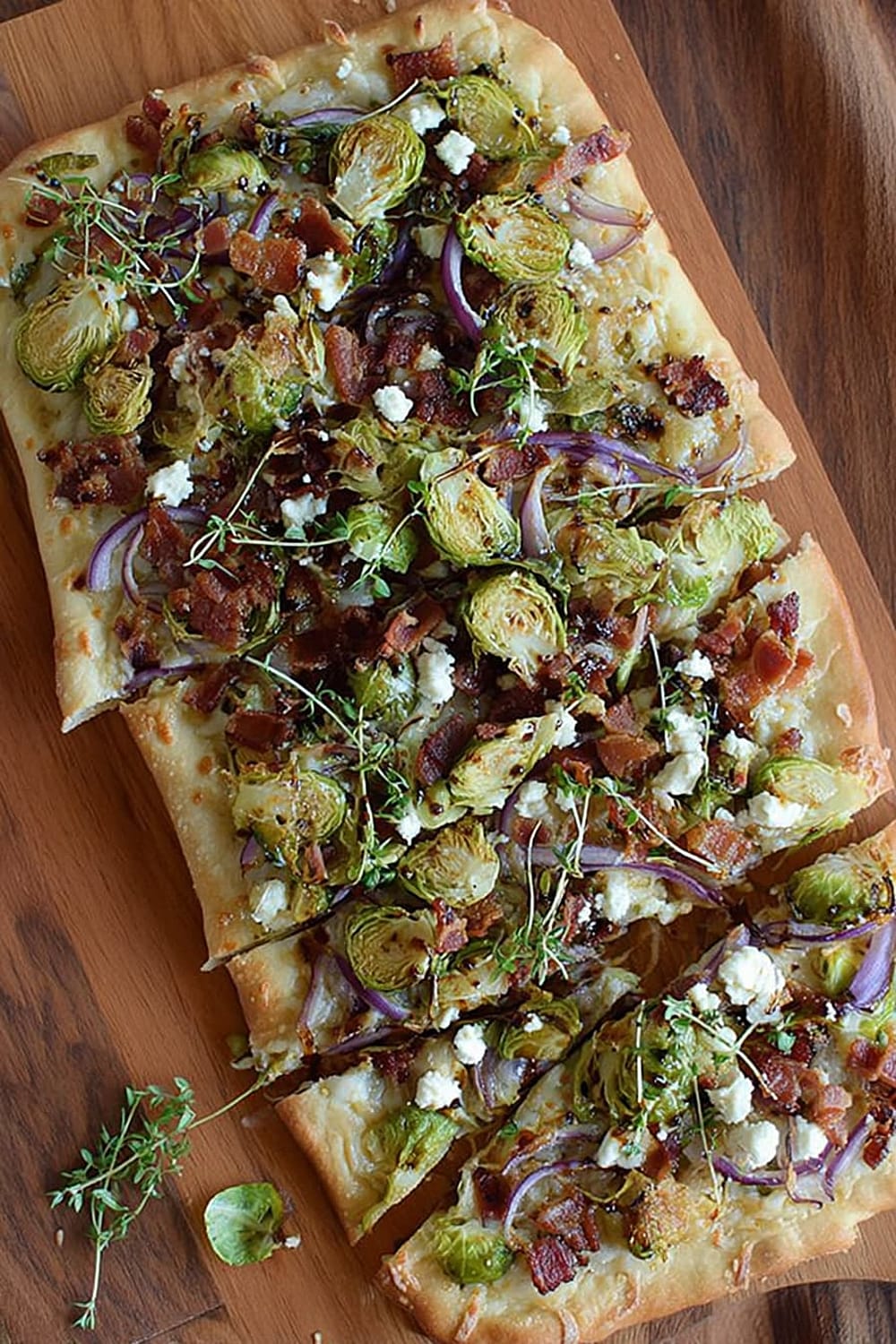 Brussels Sprouts and Bacon Flatbread