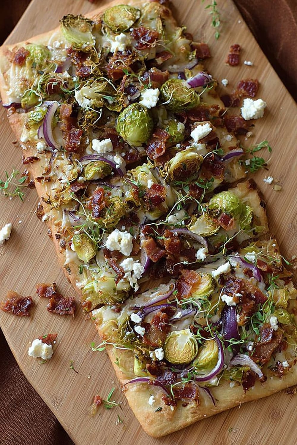 Brussels Sprouts and Bacon Flatbread