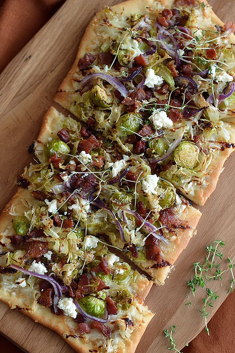 Brussels Sprouts and Bacon Flatbread