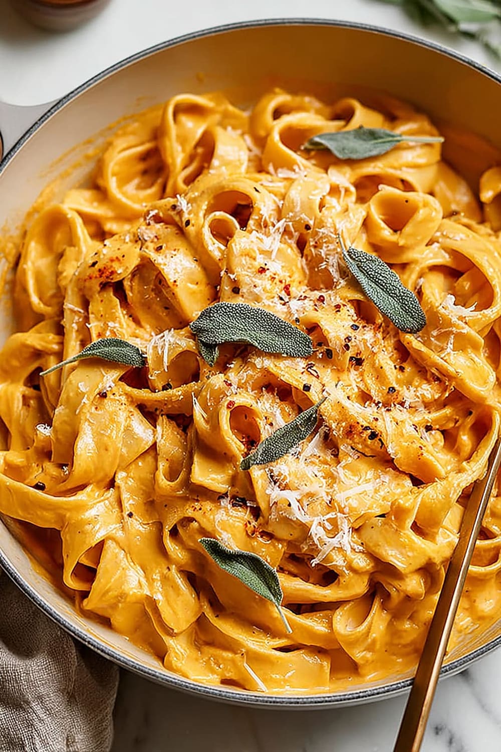 Pumpkin Alfredo Sauce