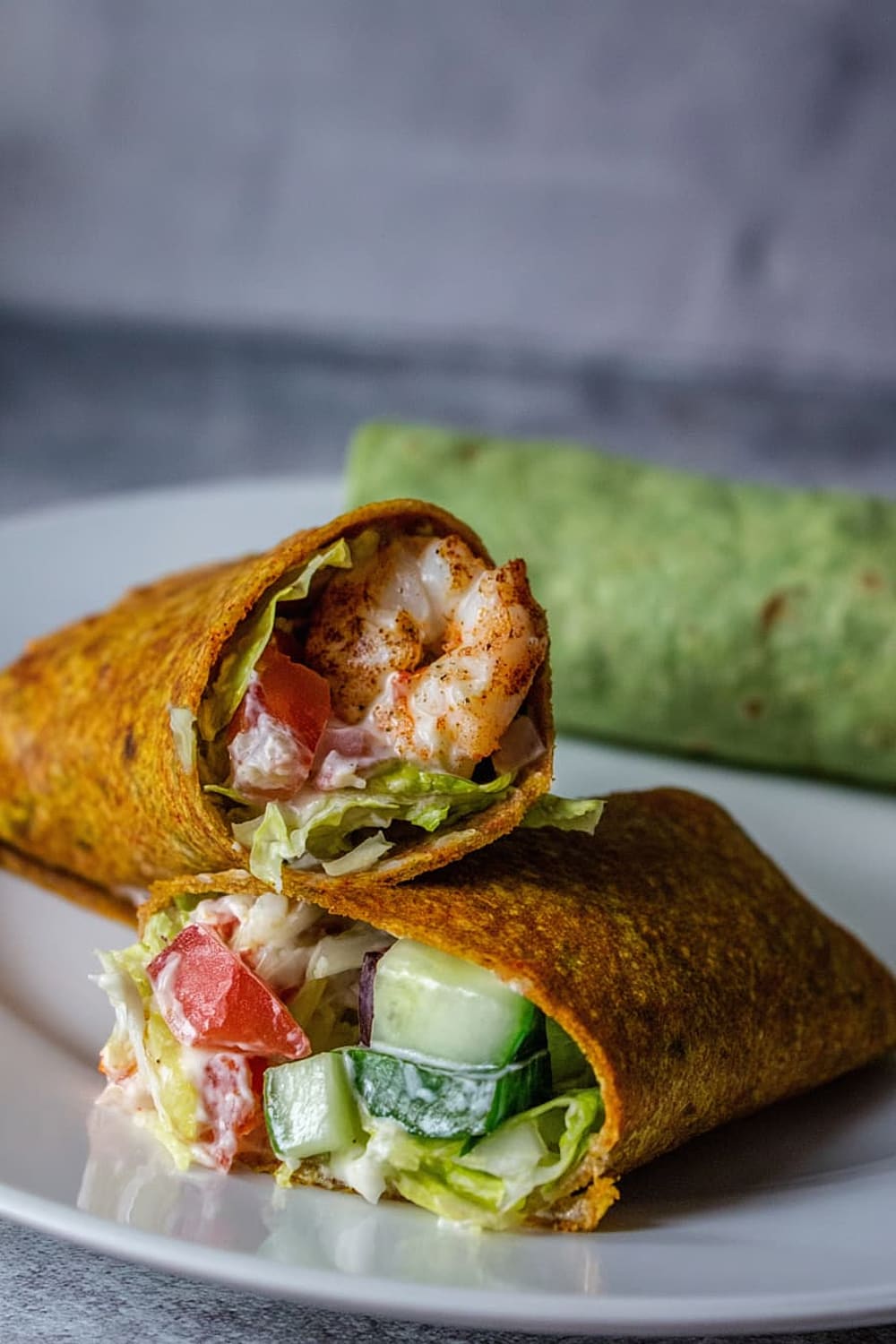 Blackened Shrimp Caesar Wrap