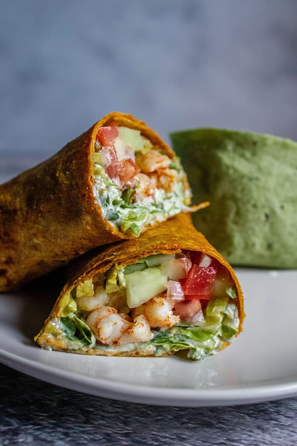 Blackened Shrimp Caesar Wrap