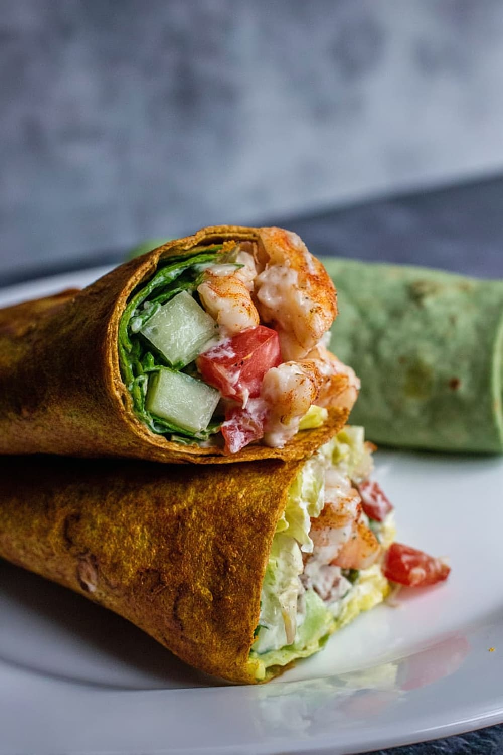 Blackened Shrimp Caesar Wrap