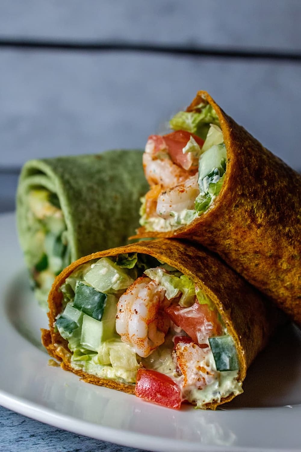 Blackened Shrimp Caesar Wrap