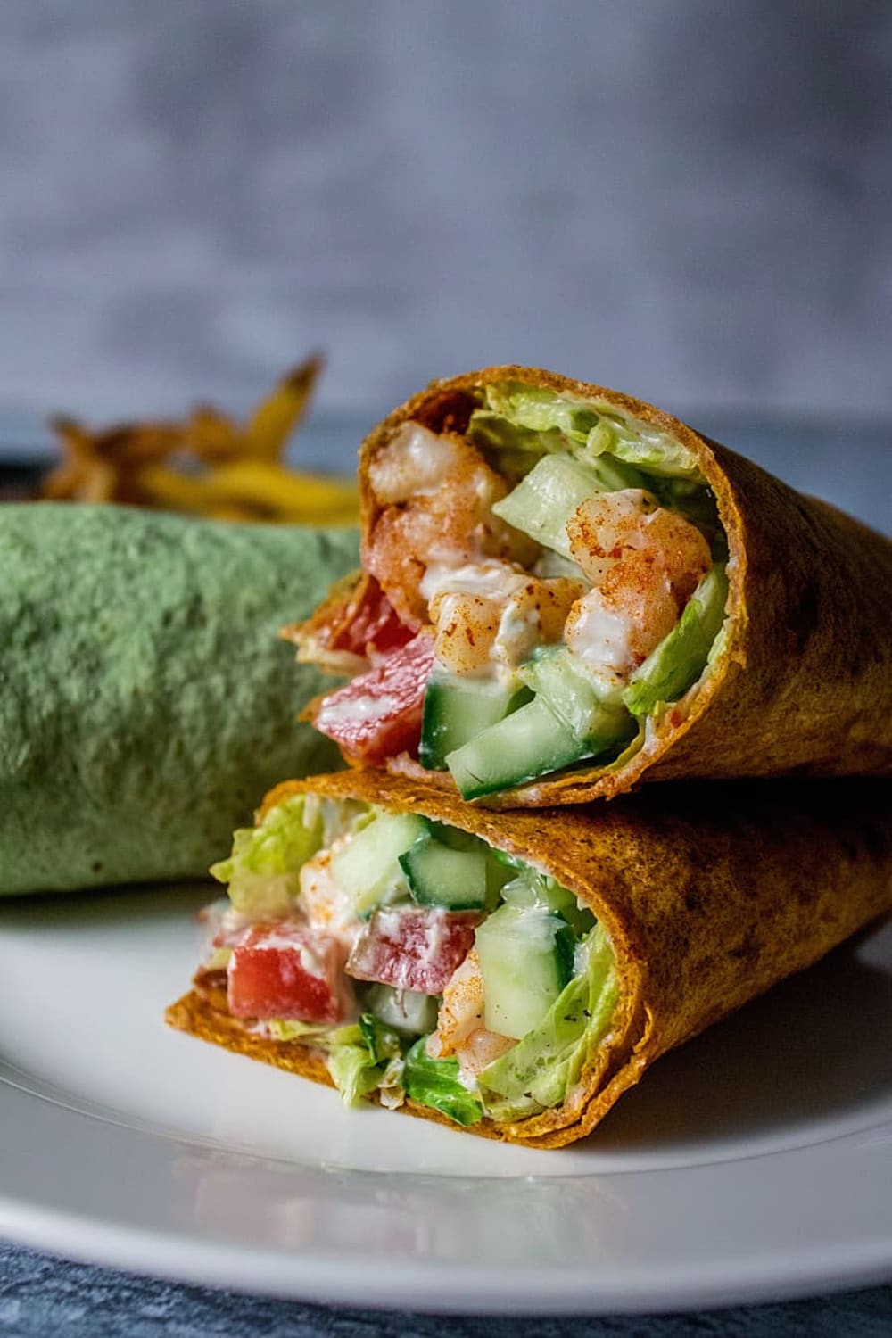 Blackened Shrimp Caesar Wrap