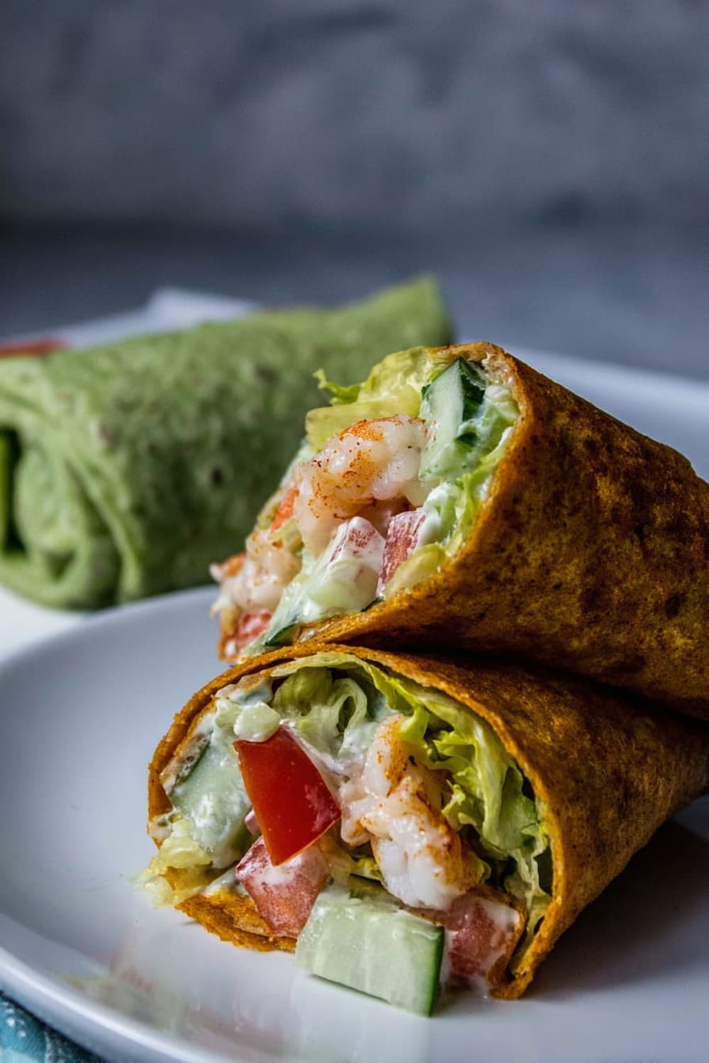 Blackened Shrimp Caesar Wrap
