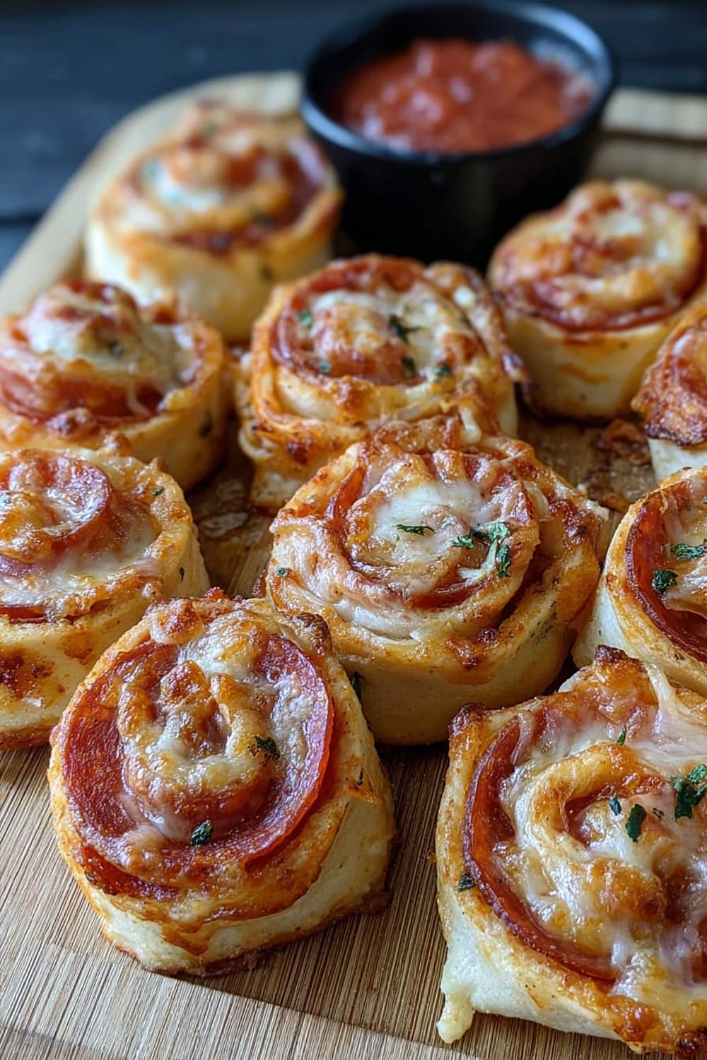 Easy Cheesy Pepperoni Pizza Pinwheels