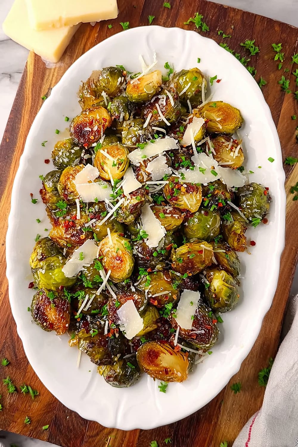 Hot Honey Brussels Sprouts