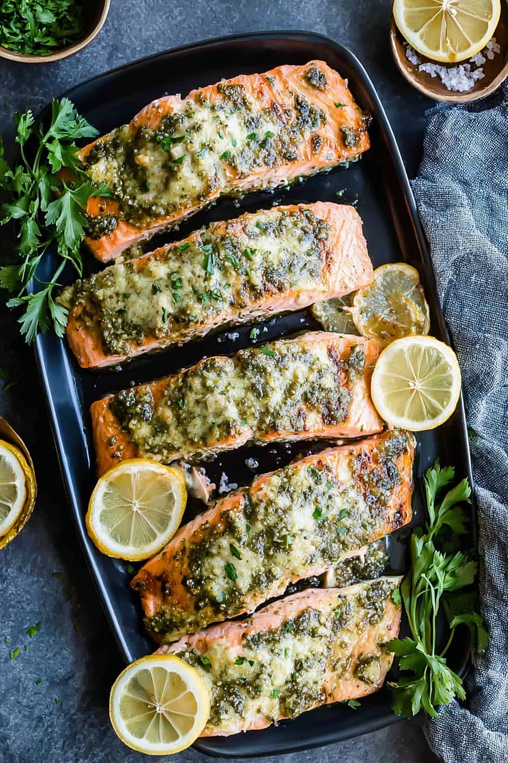 Pesto Butter Salmon
