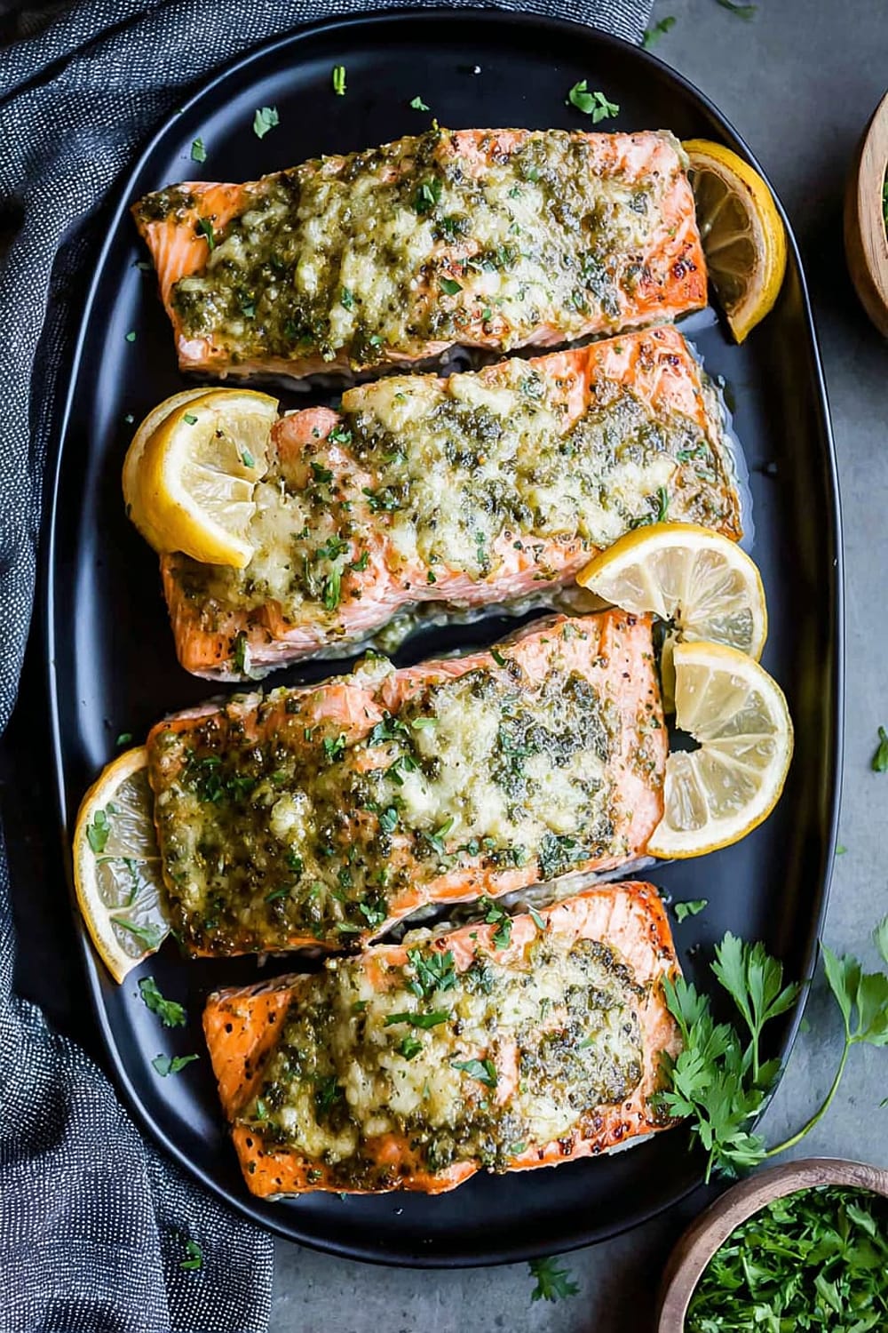 Pesto Butter Salmon