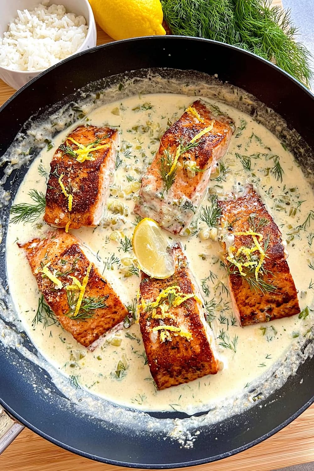 Creamy Lemon Dill Salmon