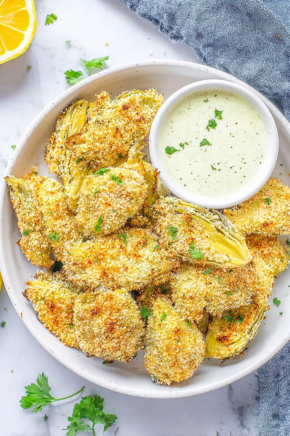 Baked Parmesan Artichoke Hearts