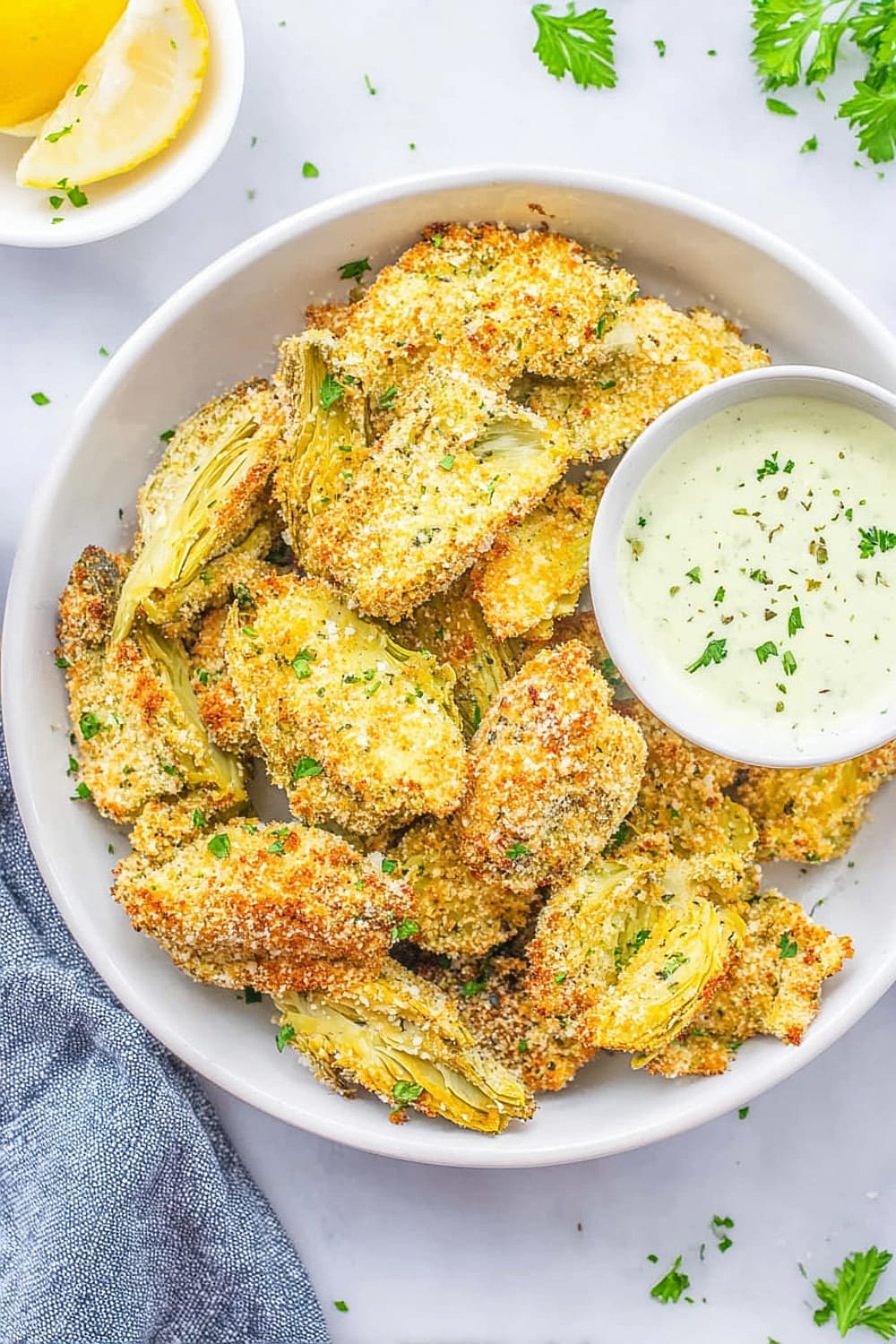 Baked Parmesan Artichoke Hearts
