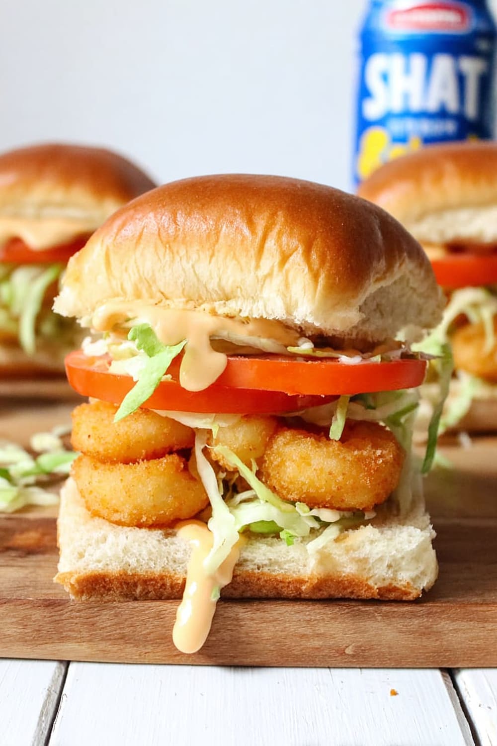 Sweet Shrimp Po Boy Sliders