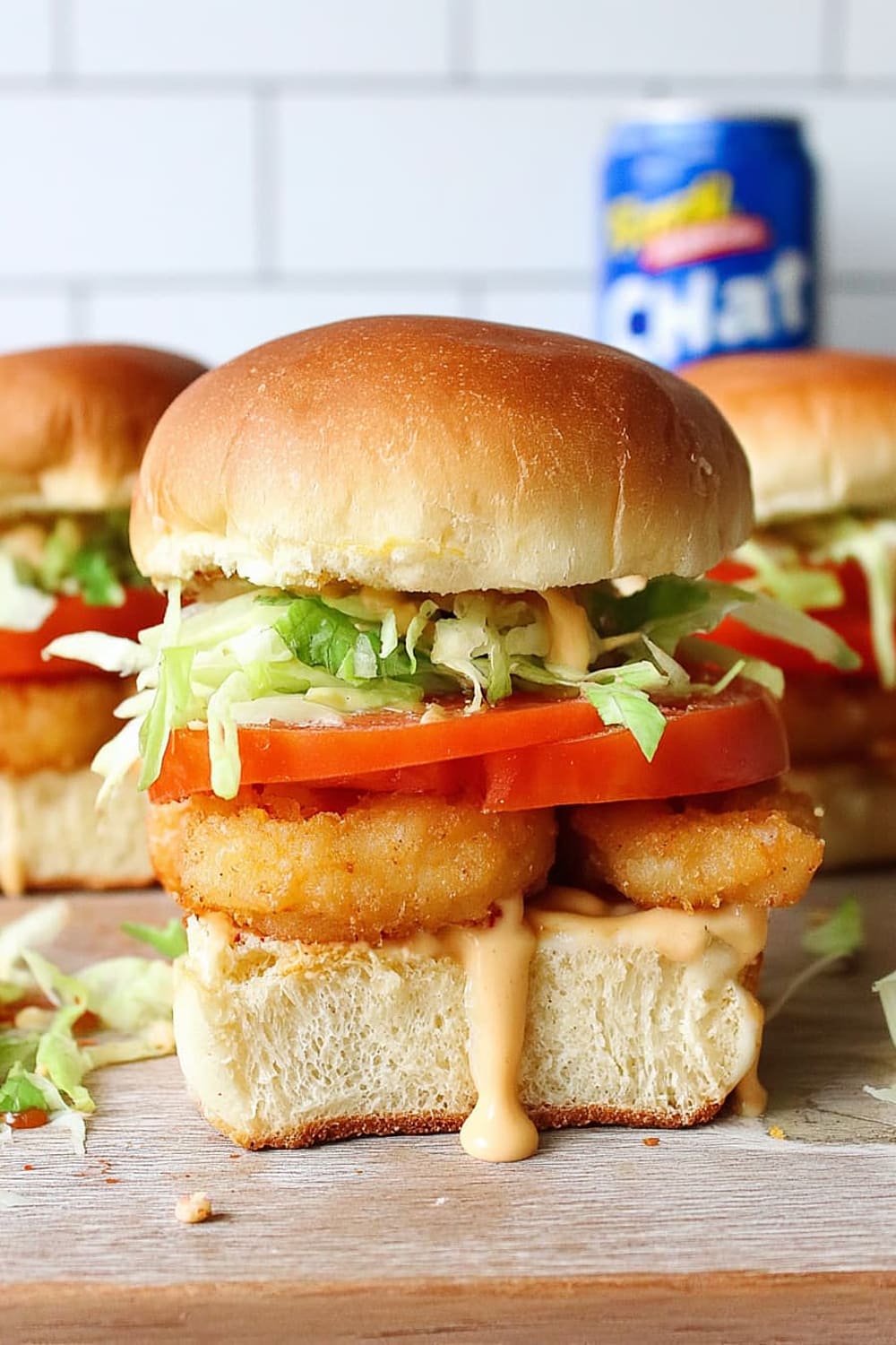Sweet Shrimp Po Boy Sliders