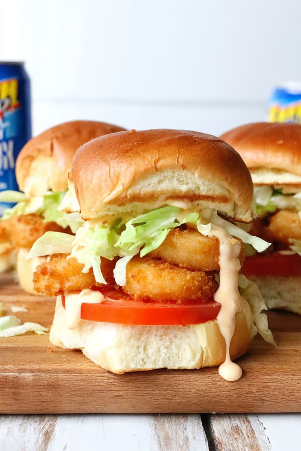 Sweet Shrimp Po Boy Sliders