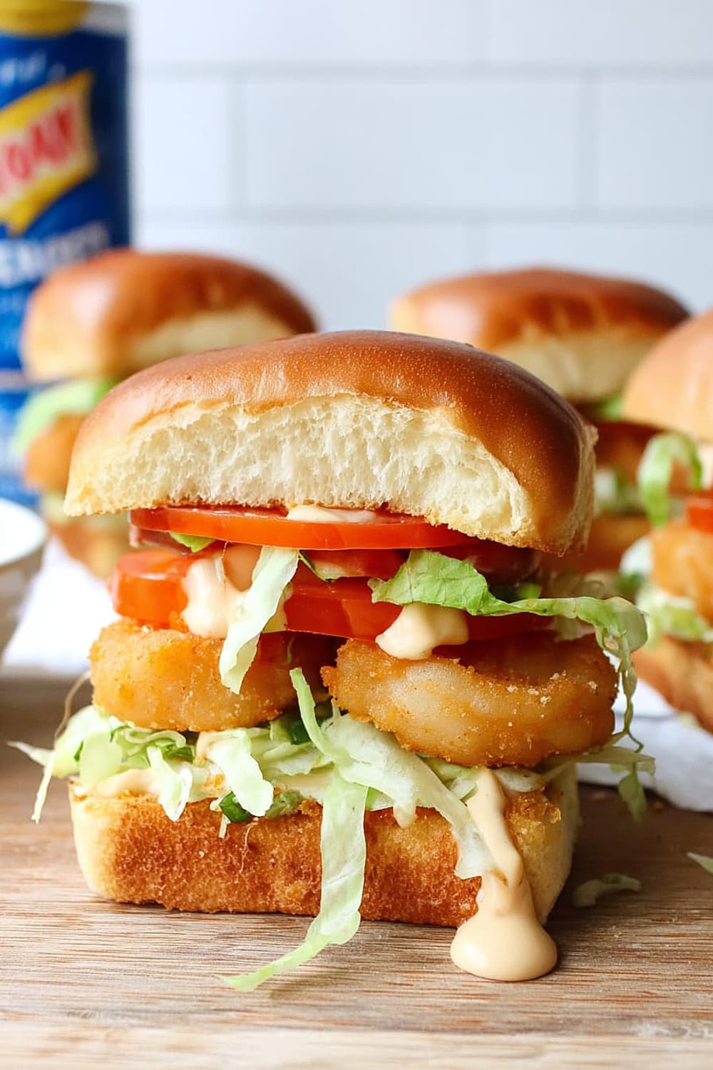 Sweet Shrimp Po Boy Sliders