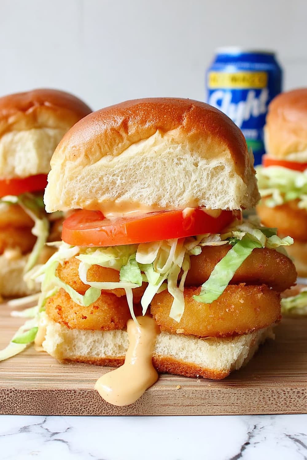 Sweet Shrimp Po Boy Sliders