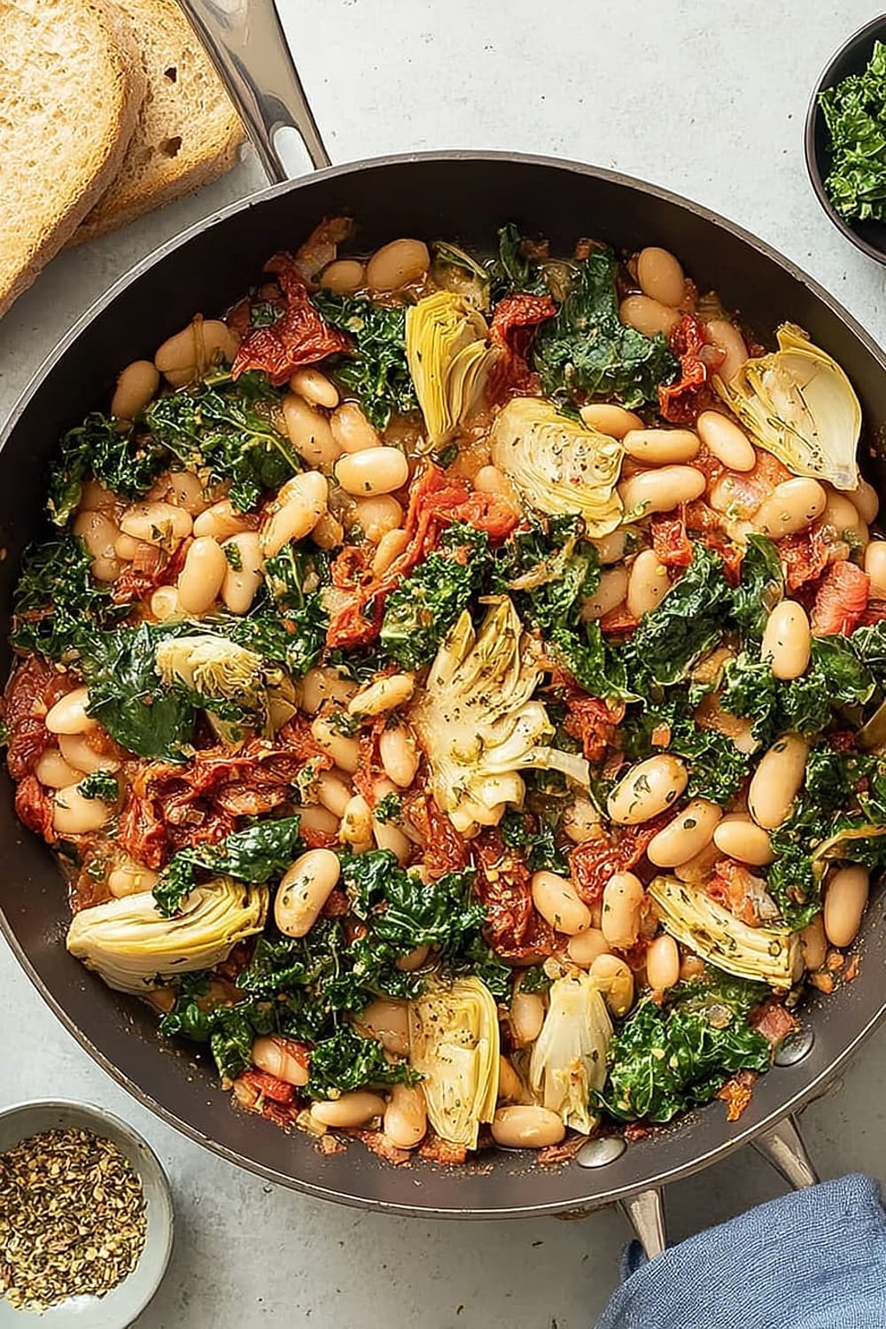 Tuscan White Bean Skillet