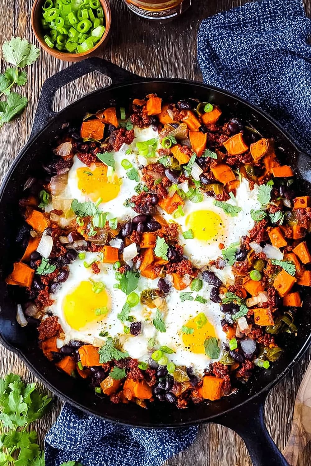 Chorizo Sweet Potato Hash