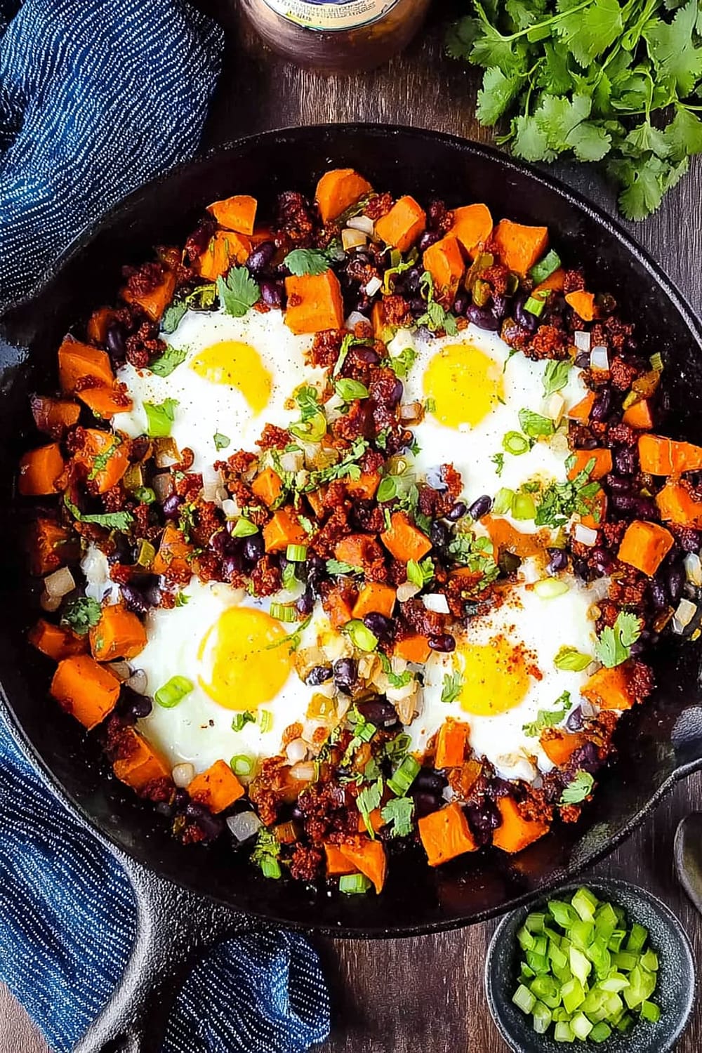 Chorizo Sweet Potato Hash