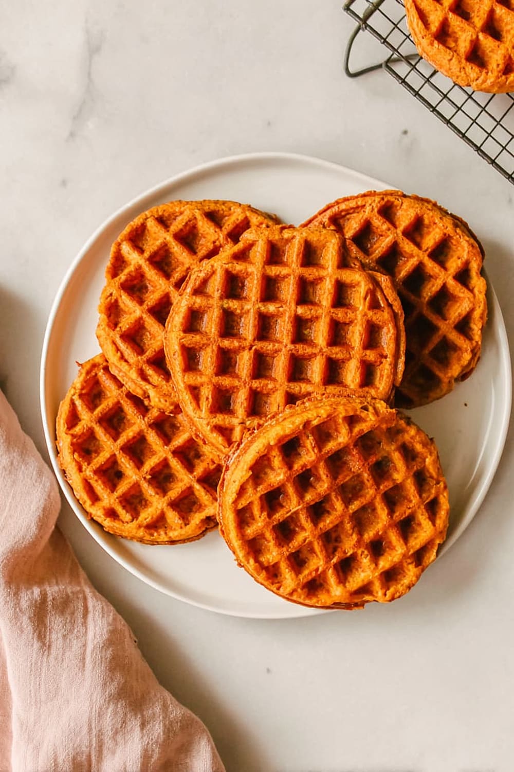 Crispy Sweet Potato Waffles Recipe (Gluten-Free)