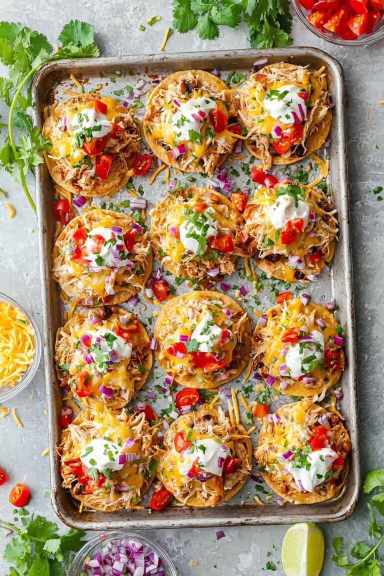 Mini Sheet Pan Tostadas