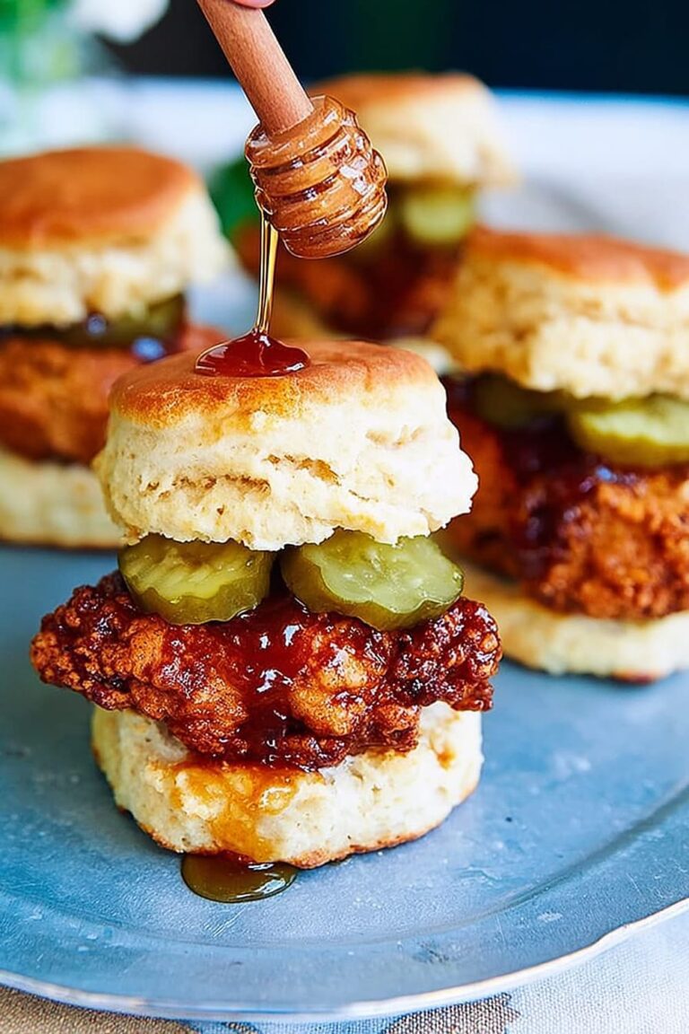 Hot Honey Chicken Biscuits