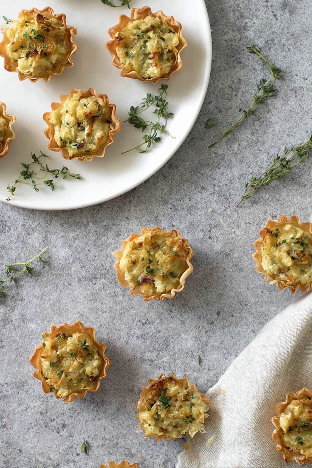 French Onion Tartlets