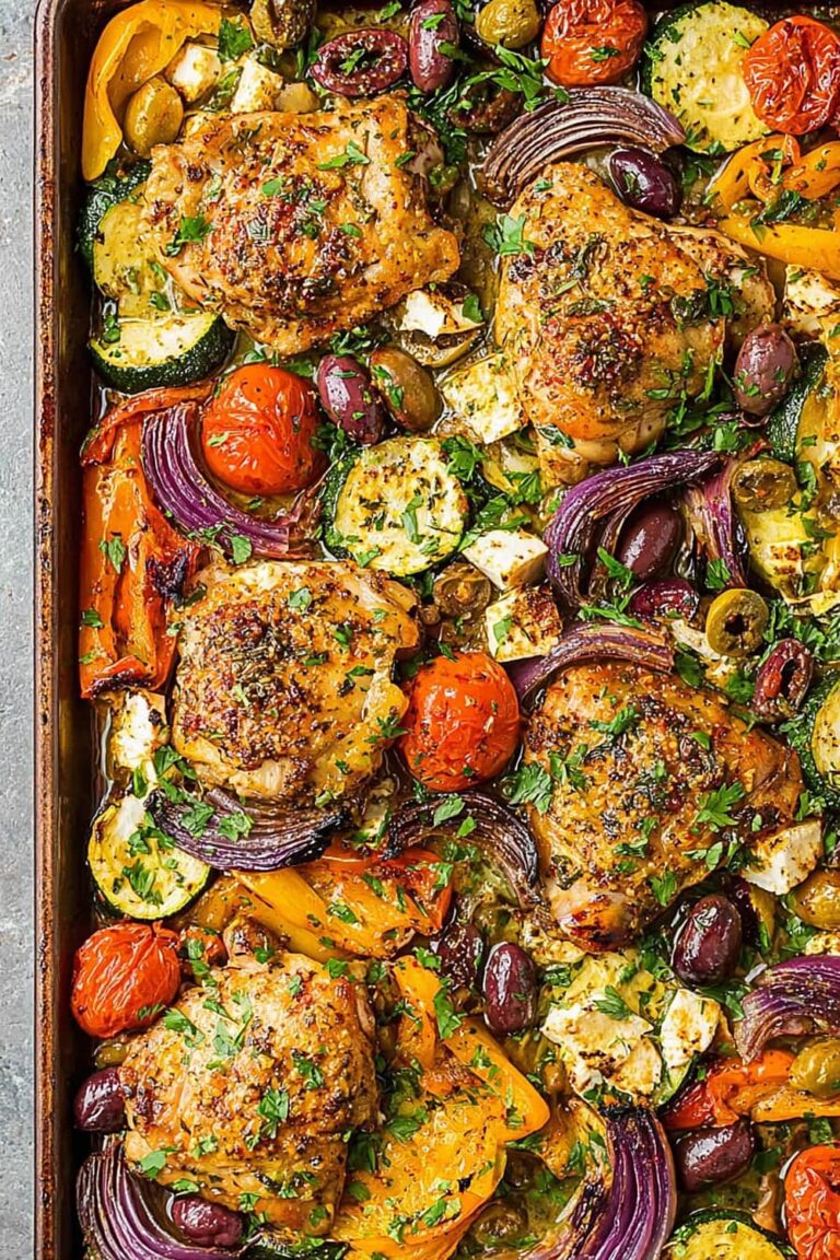 Greek Sheet-Pan Chicken