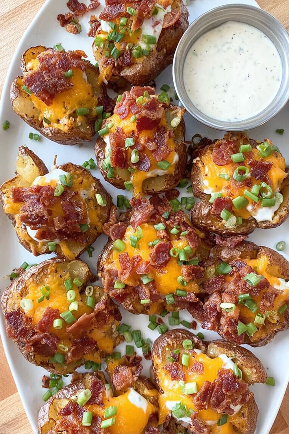 Loaded Smashed Potatoes