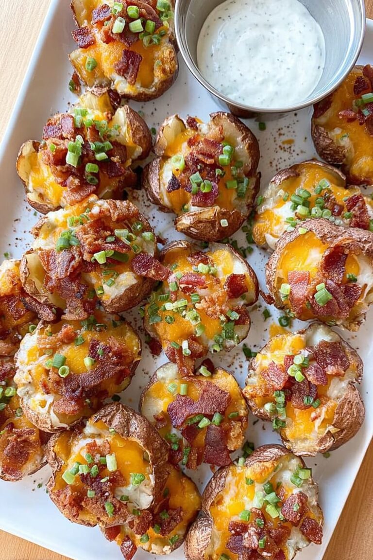 Loaded Smashed Potatoes