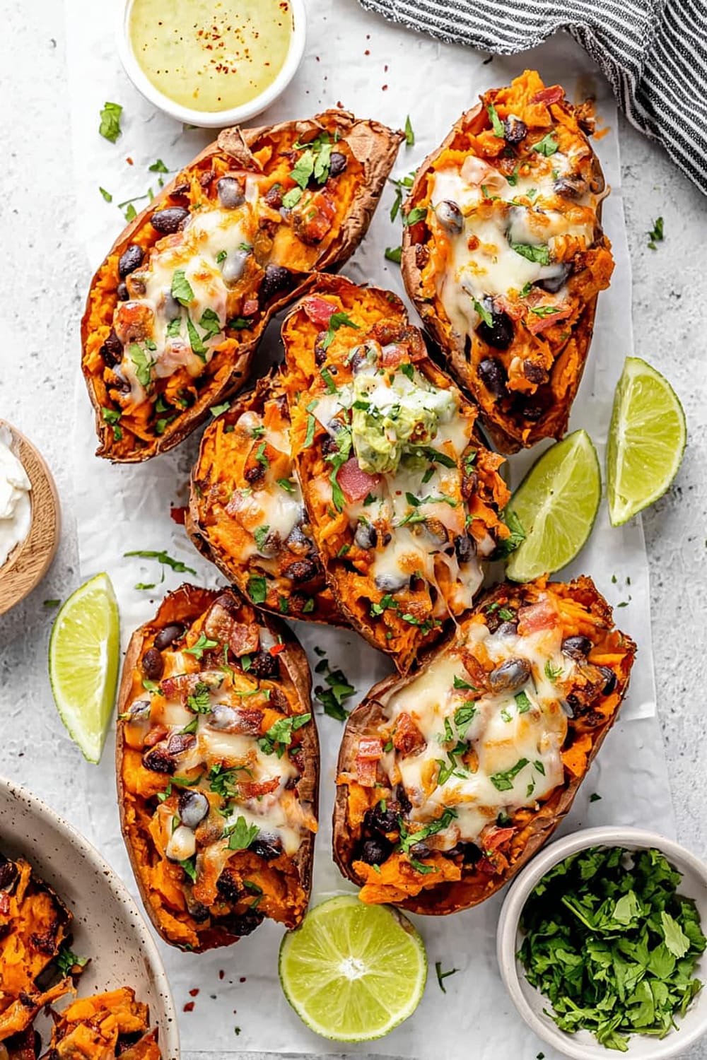 Loaded Sweet Potato Skins