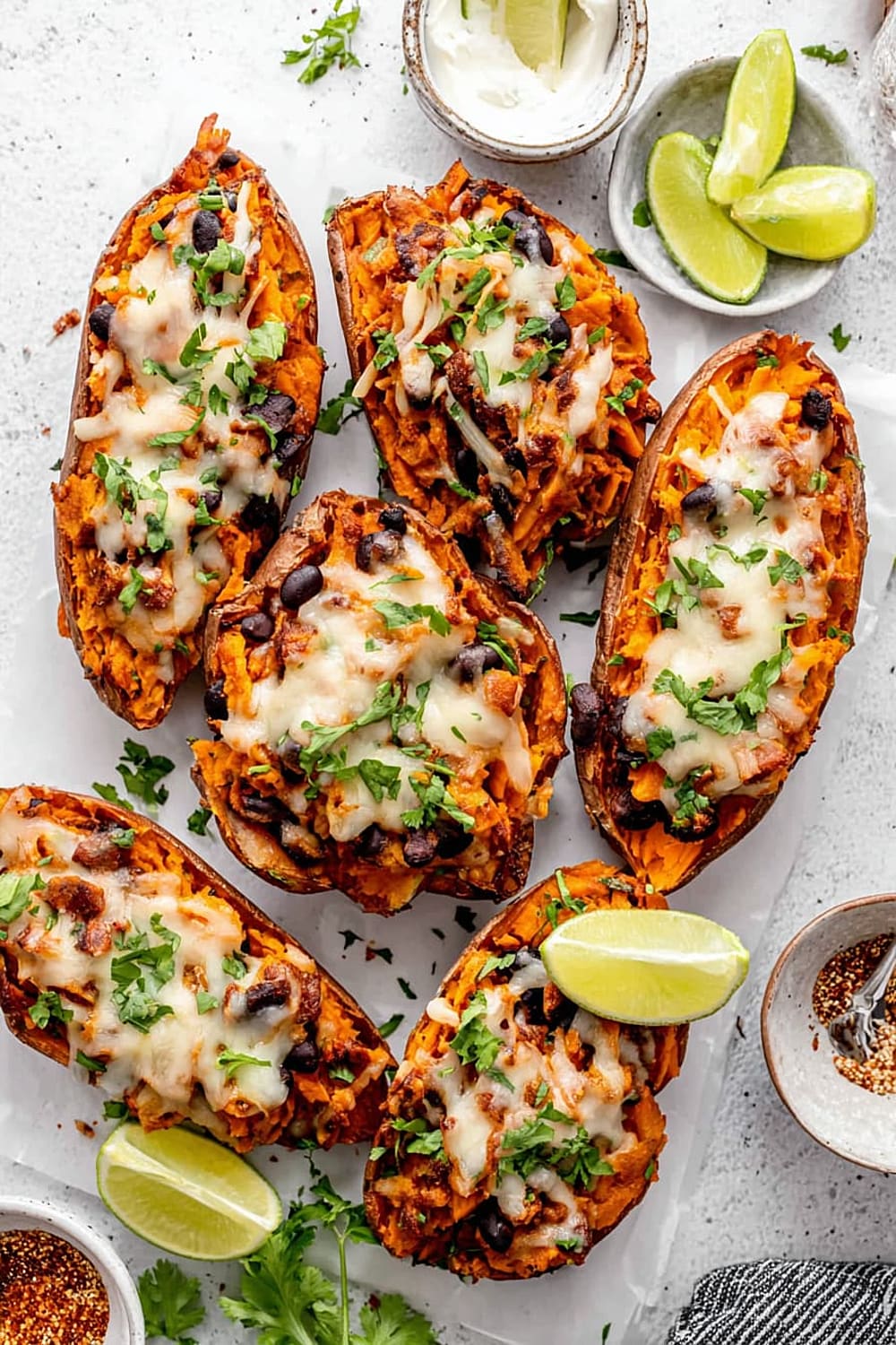 Loaded Sweet Potato Skins