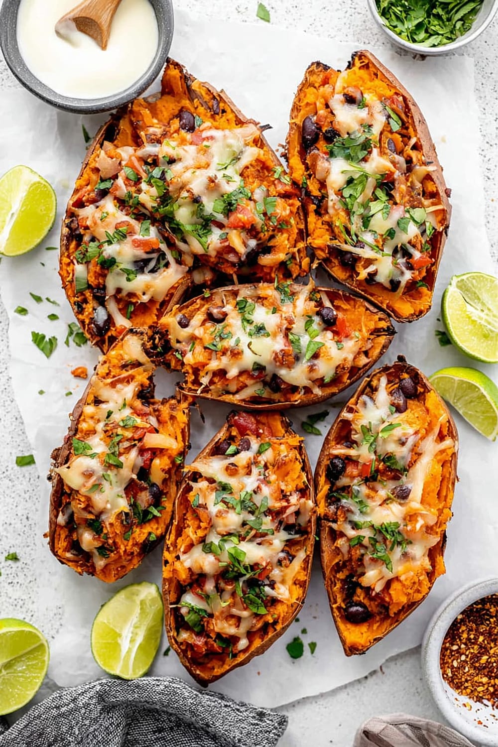 Loaded Sweet Potato Skins