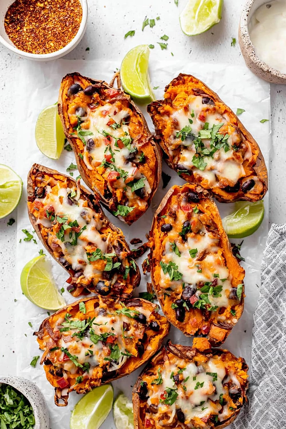 Loaded Sweet Potato Skins