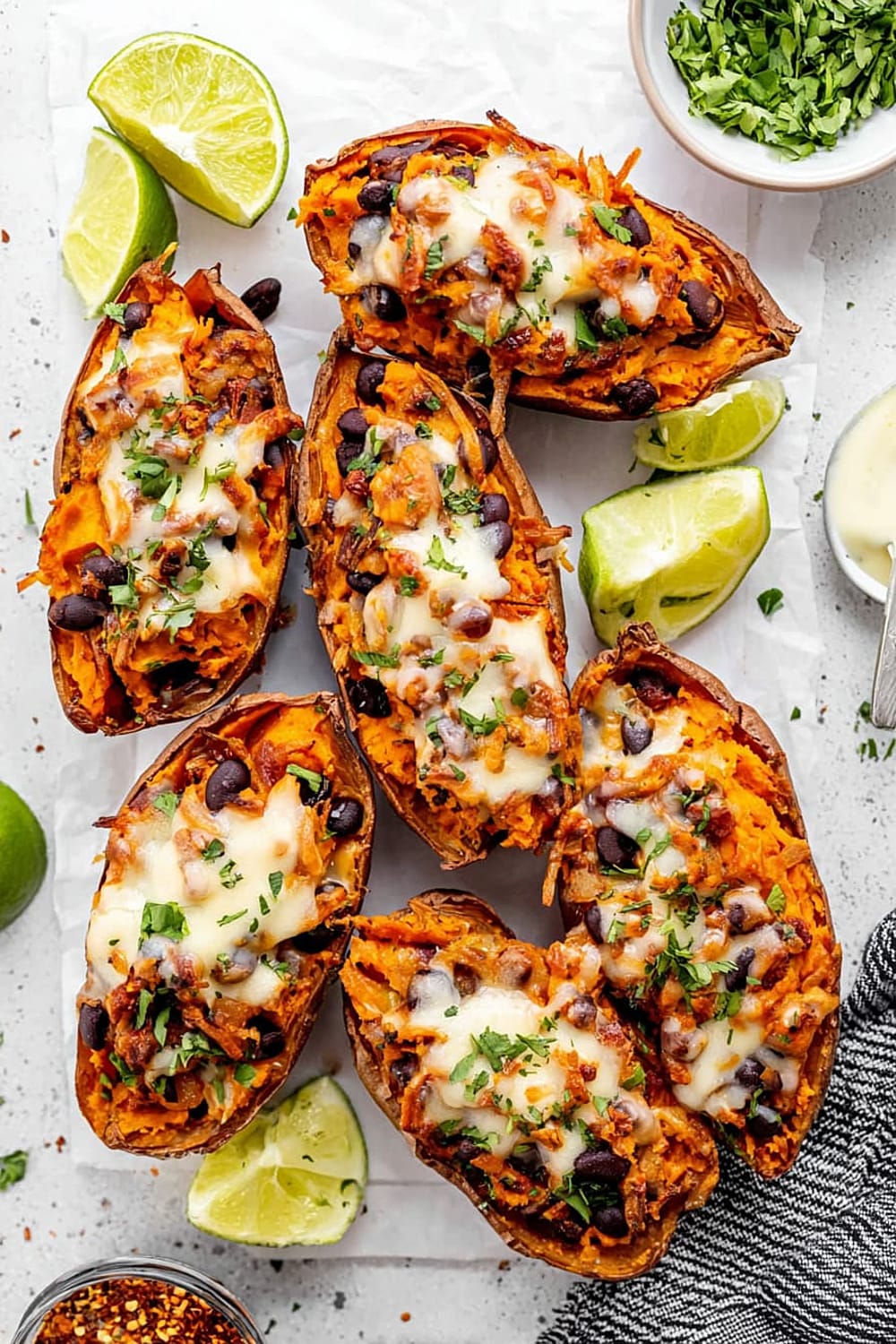 Loaded Sweet Potato Skins