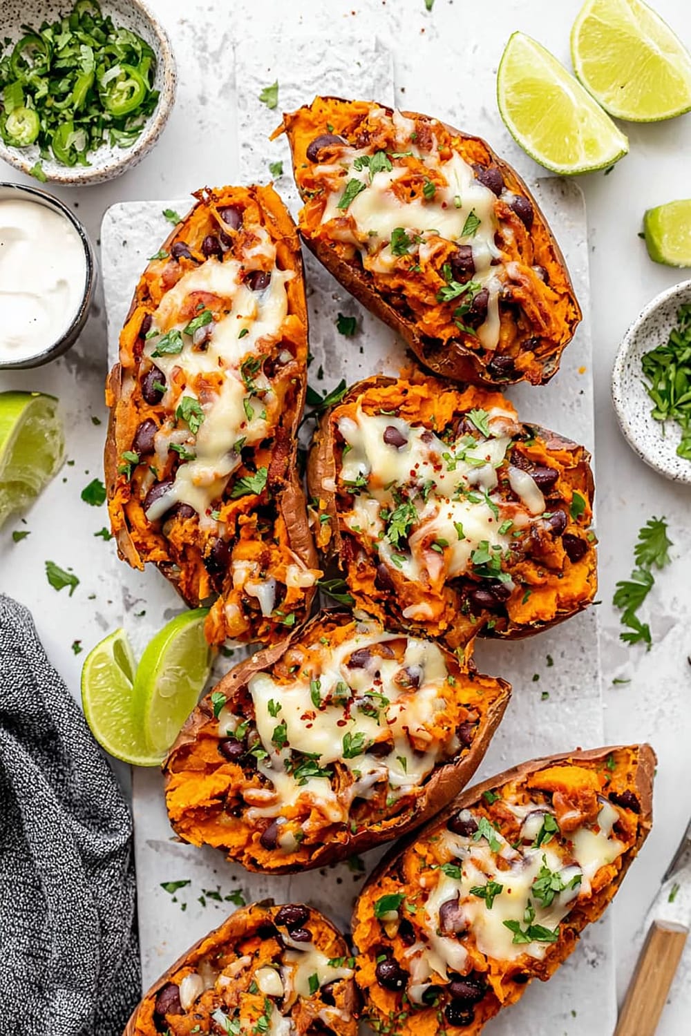 Loaded Sweet Potato Skins