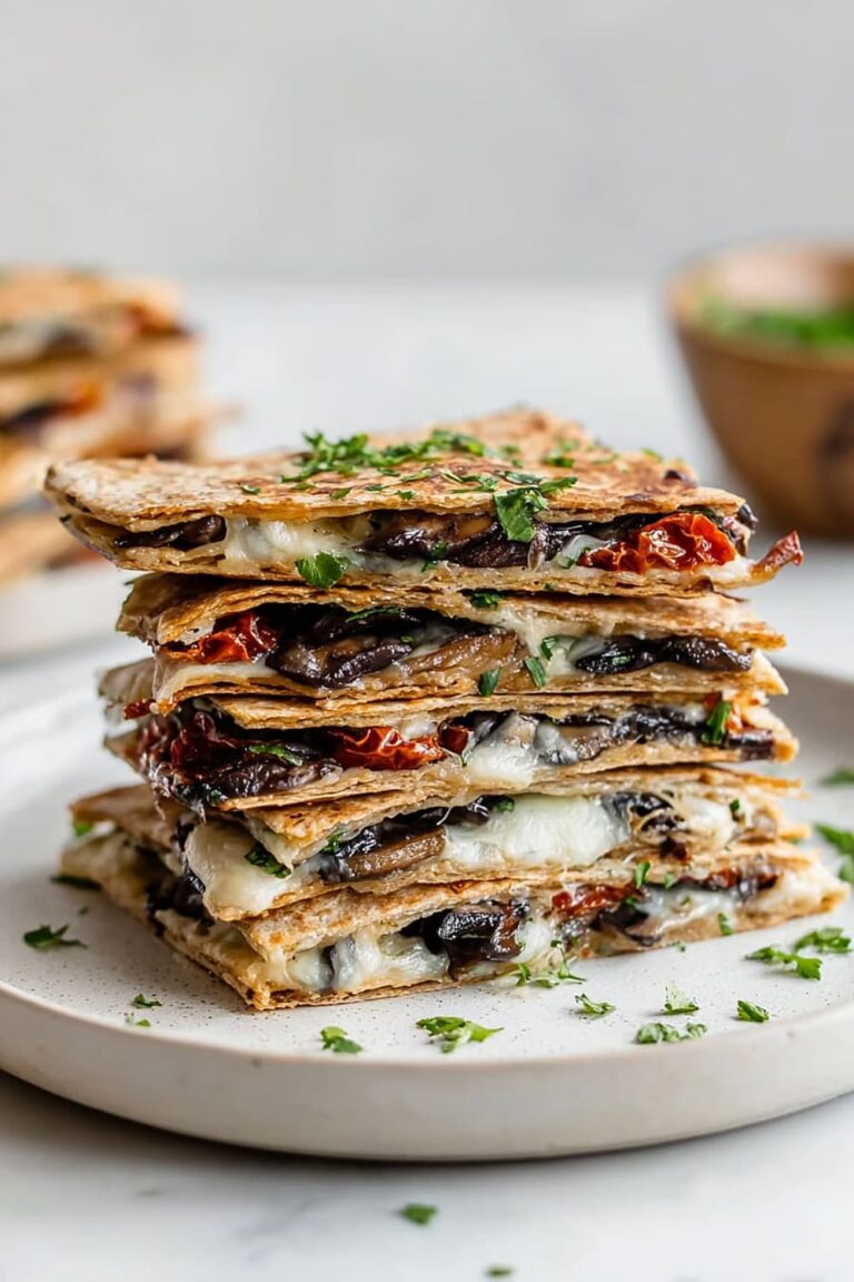 Mushroom Quesadilla