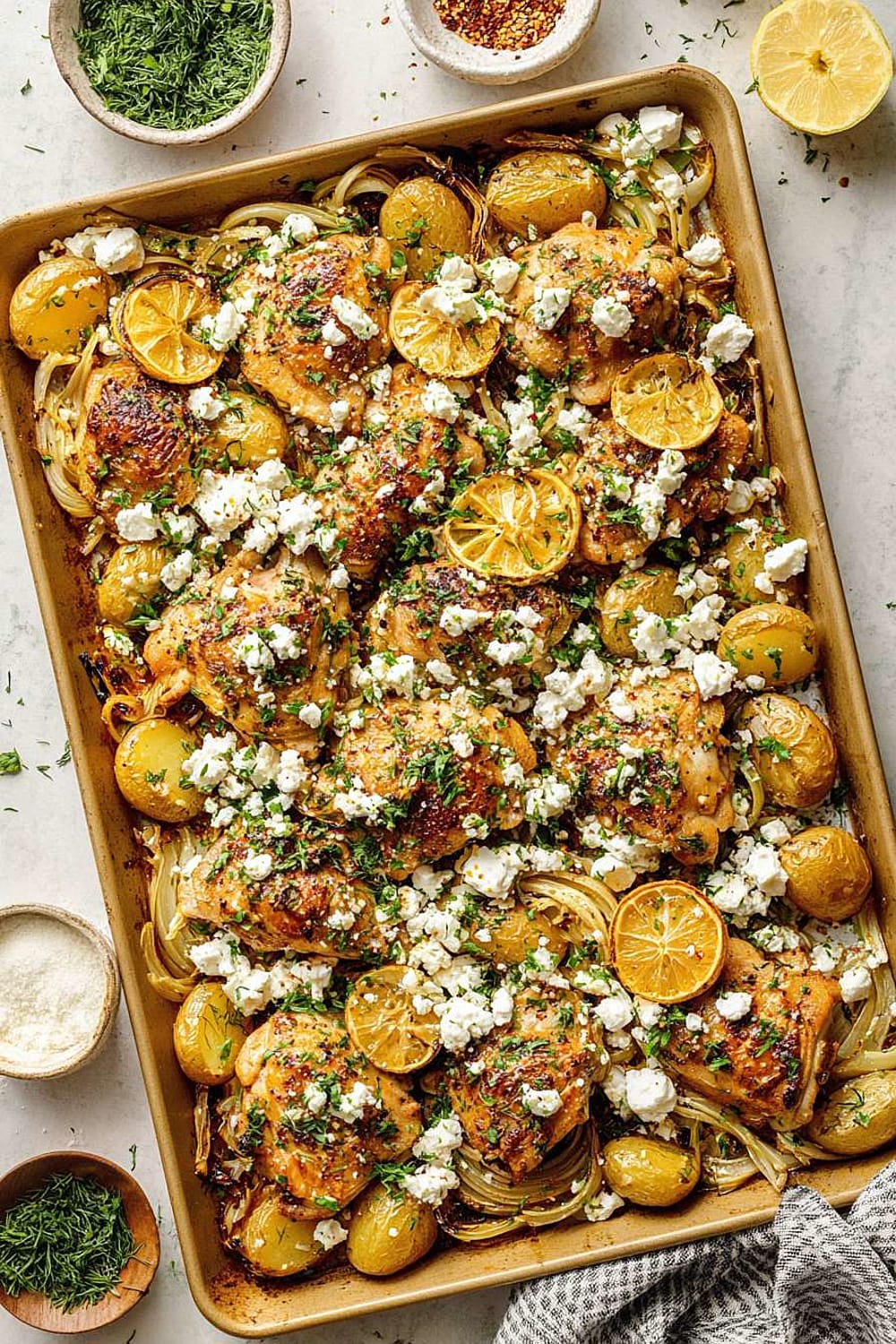 Sheet Pan Lemon Chicken and Potatoes