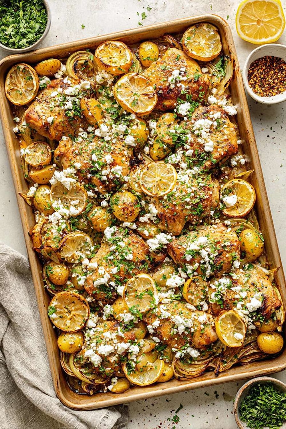 Sheet Pan Lemon Chicken and Potatoes