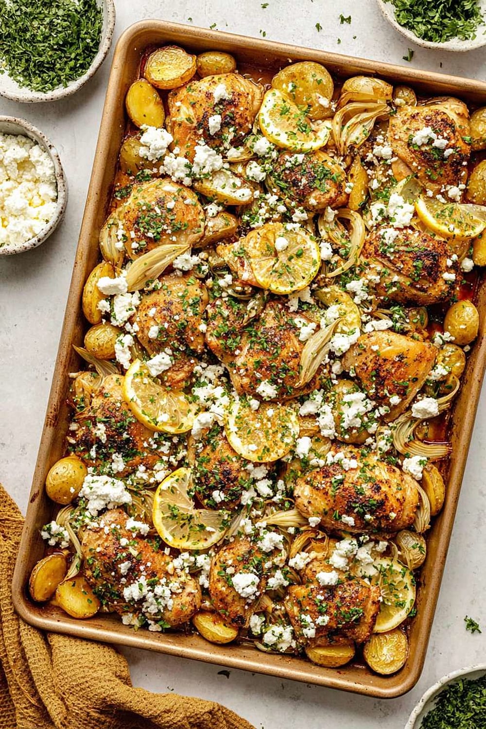 Sheet Pan Lemon Chicken and Potatoes
