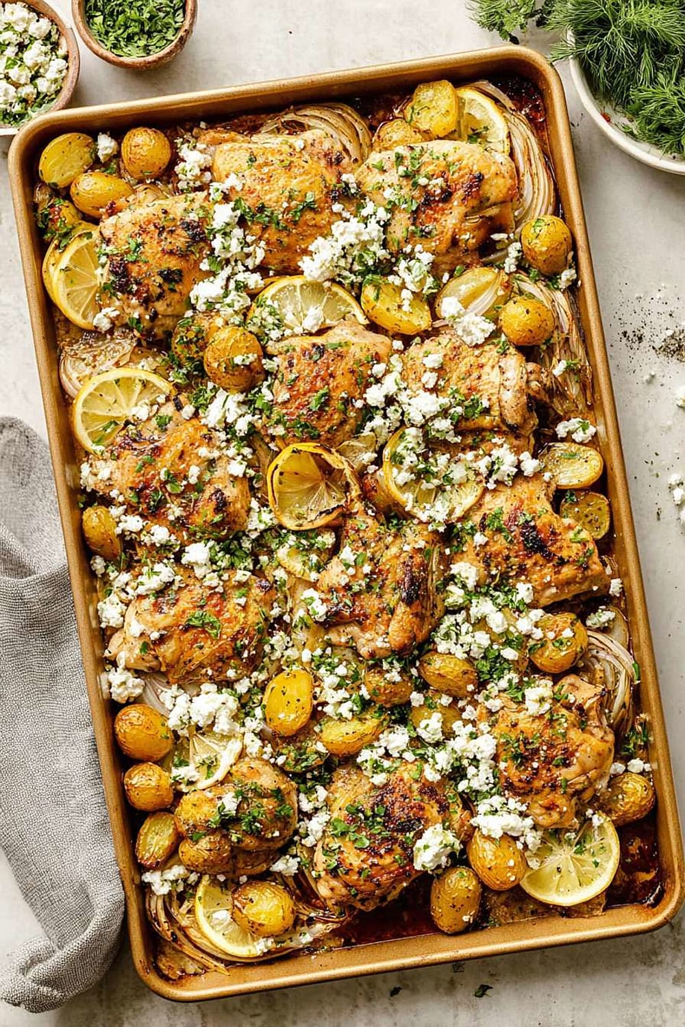 Sheet Pan Lemon Chicken and Potatoes