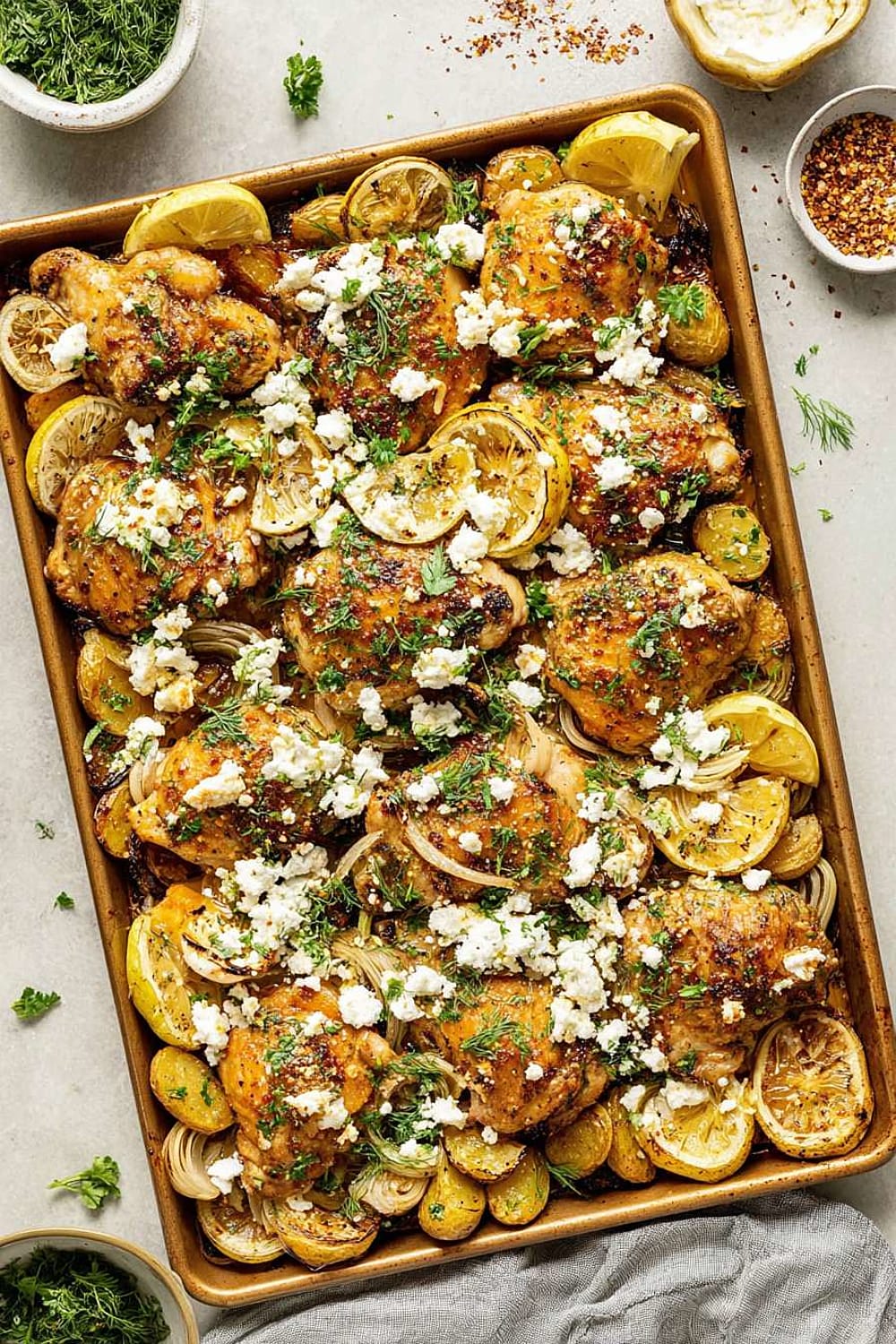 Sheet Pan Lemon Chicken and Potatoes