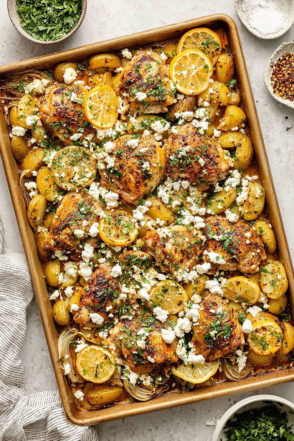 Sheet Pan Lemon Chicken and Potatoes