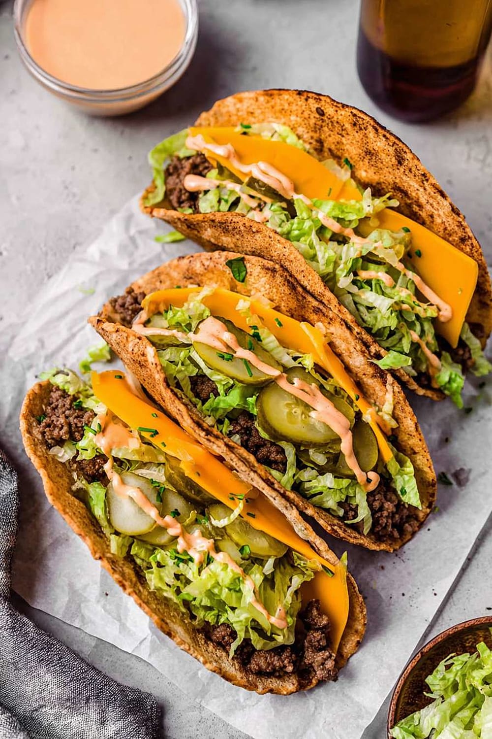 Big Mac Tacos (Smash Burger Tacos)